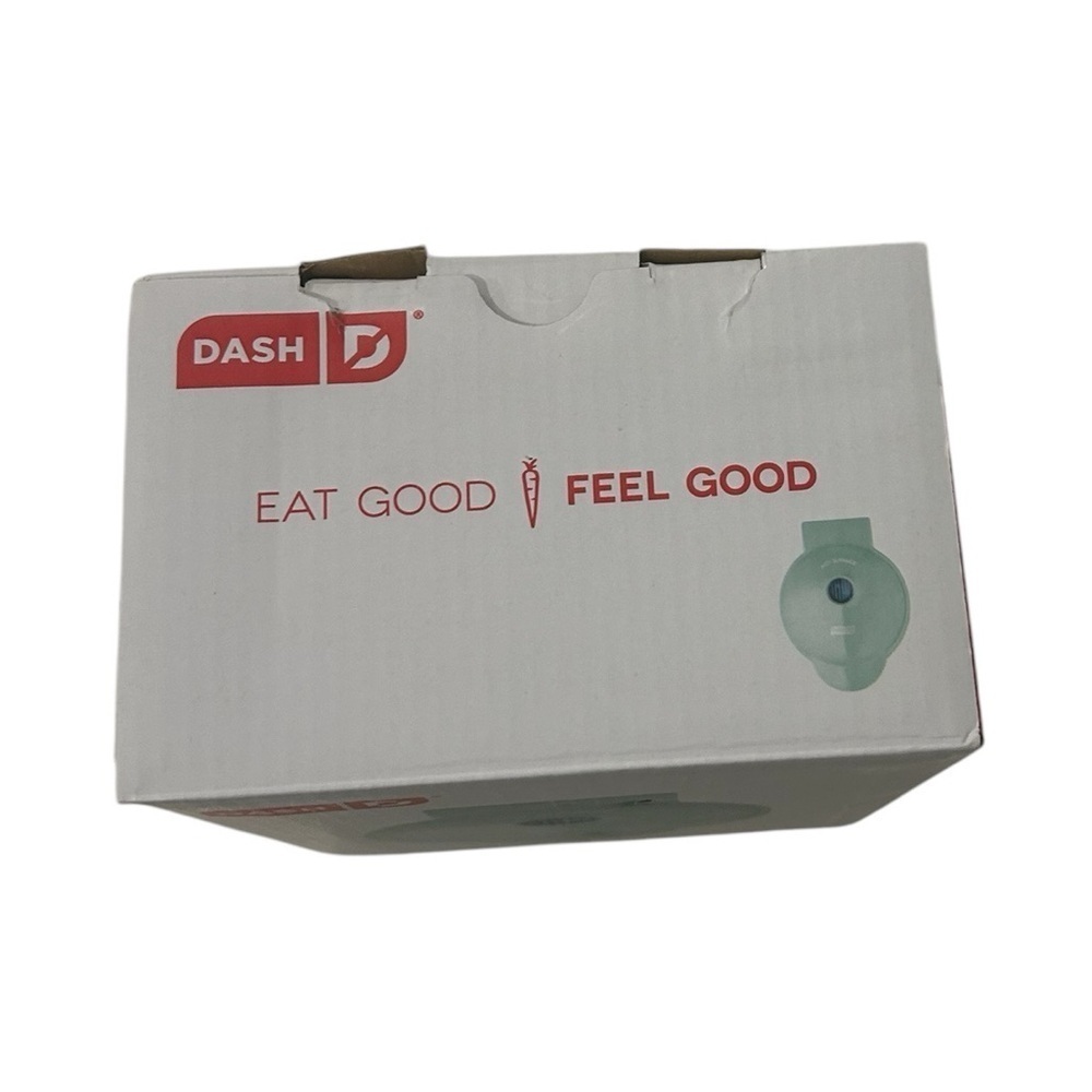 Dash Mini Maker: Aqua Mini Waffle Maker Machine - Pre-owned In Box - Picture 3 of 16
